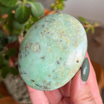 Chrysoprase Palm Stones