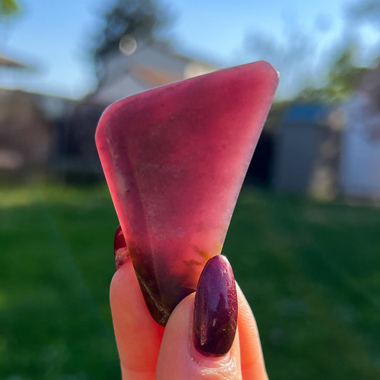Midnight Euphoralite Palm Stone