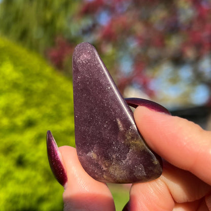 Midnight Euphoralite Palm Stone