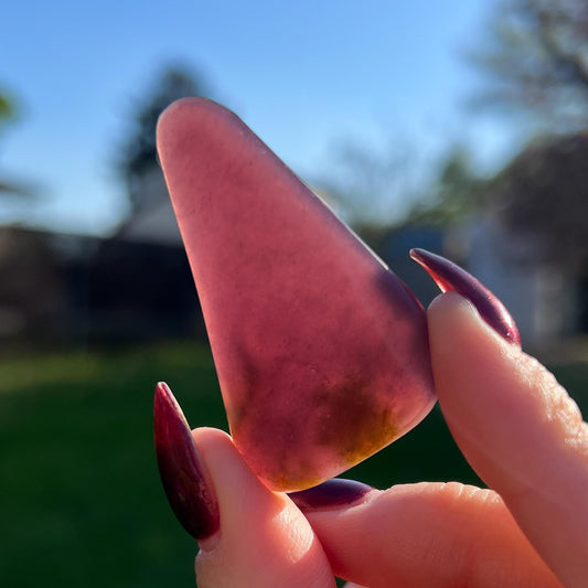 Midnight Euphoralite Palm Stone