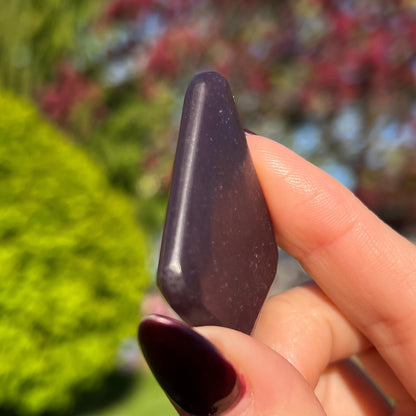 Midnight Euphoralite Palm Stone