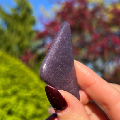 Midnight Euphoralite Palm Stone