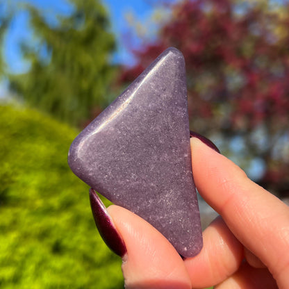 Midnight Euphoralite Palm Stone