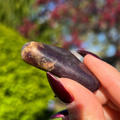 Midnight Euphoralite Palm Stone