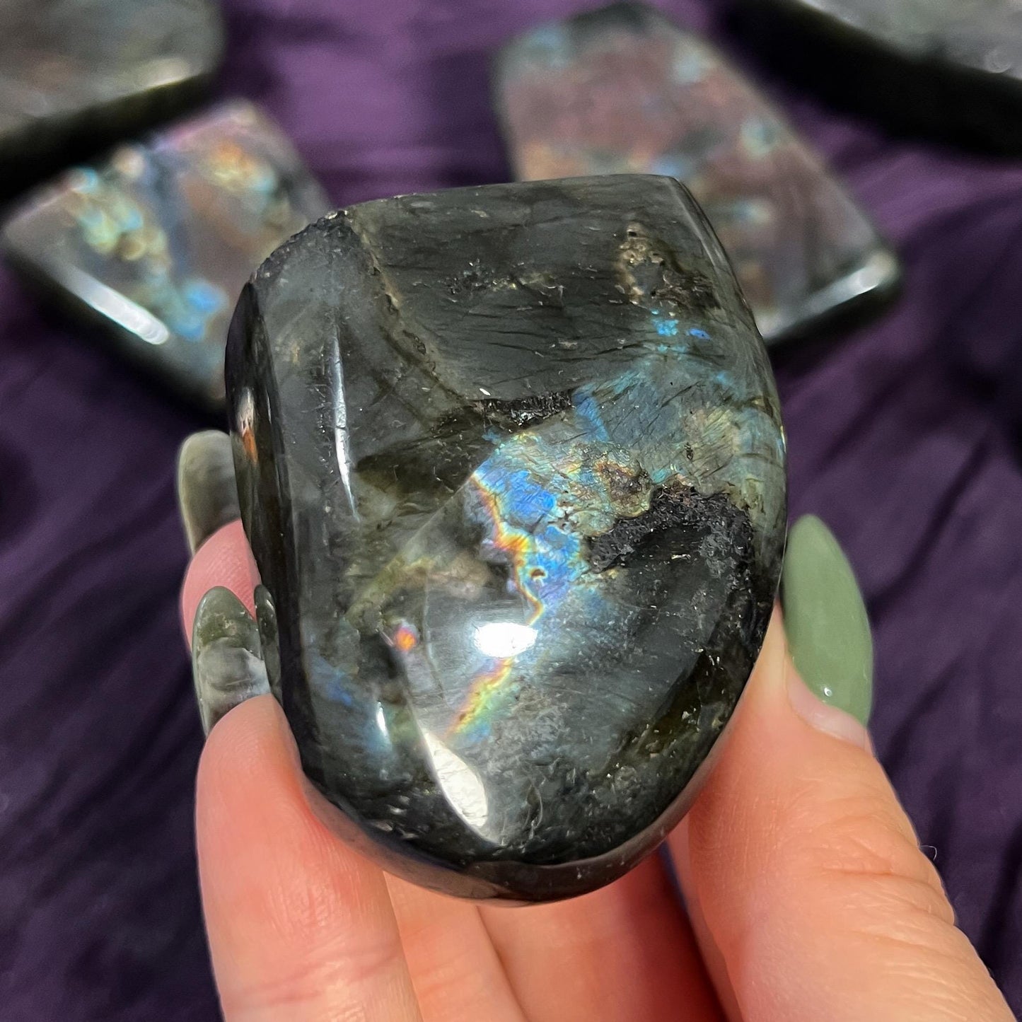 Orange Fire Labradorite Freeform