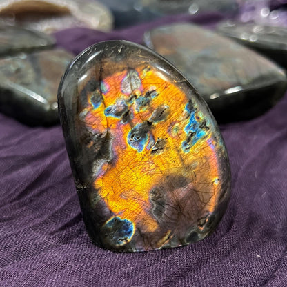 Orange Fire Labradorite Freeform