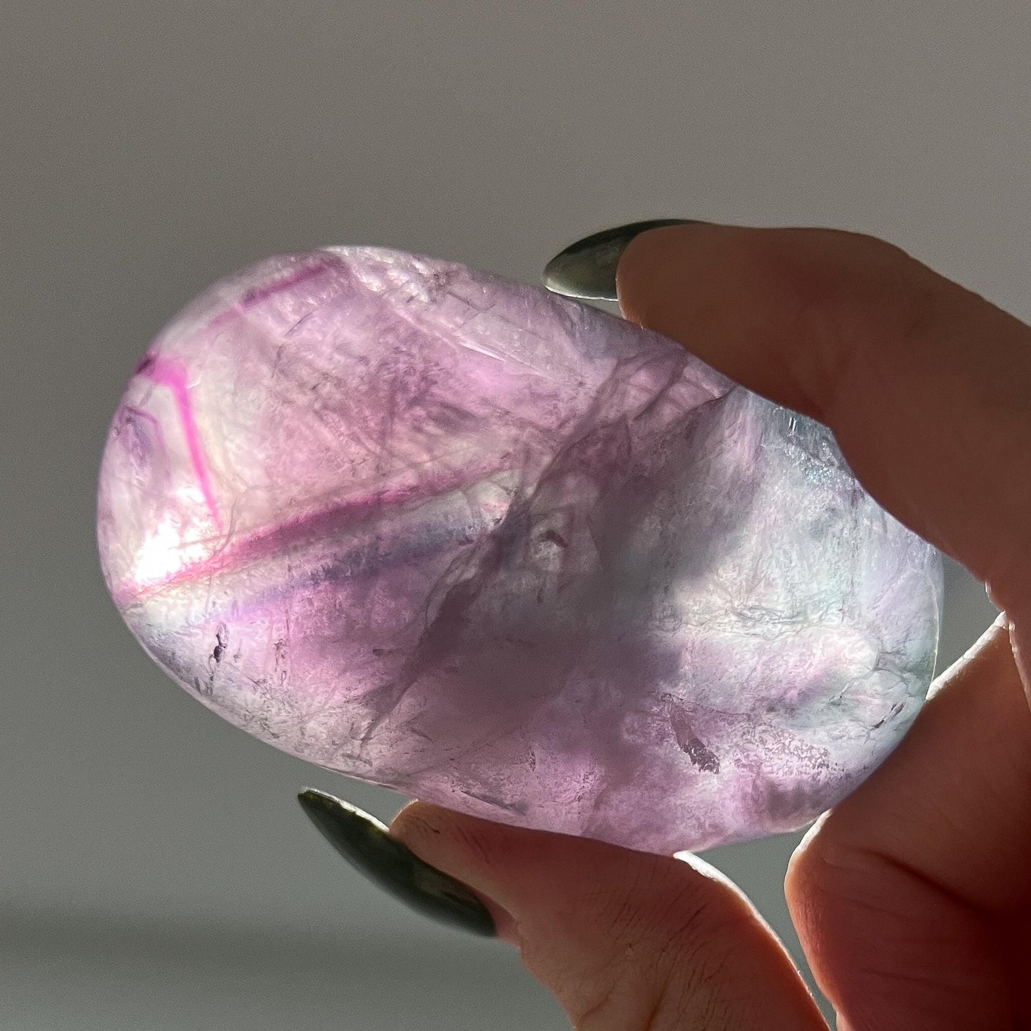 Rainbow Fluorite Palm Stones