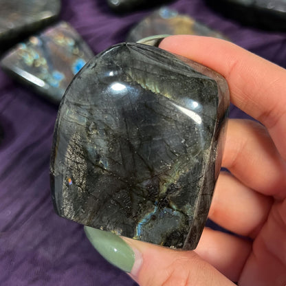 Purple Rainbow Labradorite Freeform