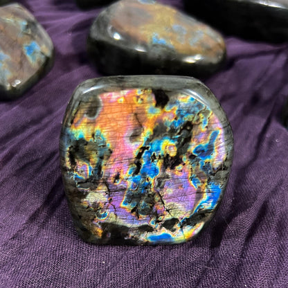 Purple Rainbow Labradorite Freeform