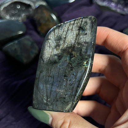Purple Rainbow Labradorite Freeform