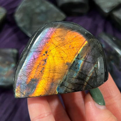 Orange Fire Labradorite Freeform