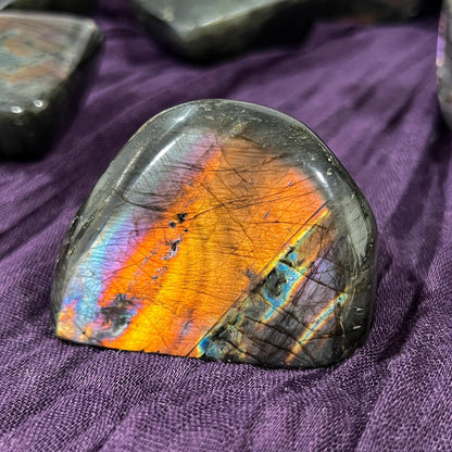 Orange Fire Labradorite Freeform