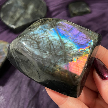 Orange Fire Labradorite Freeform