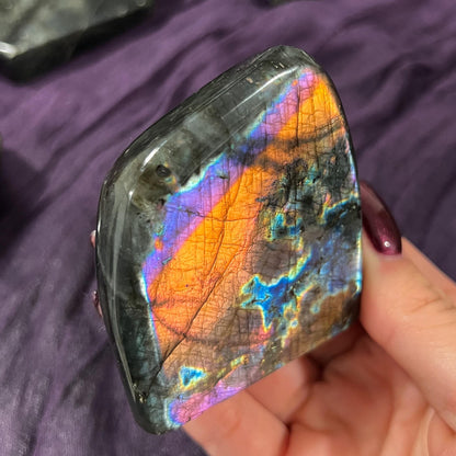 Orange Fire Labradorite Freeform
