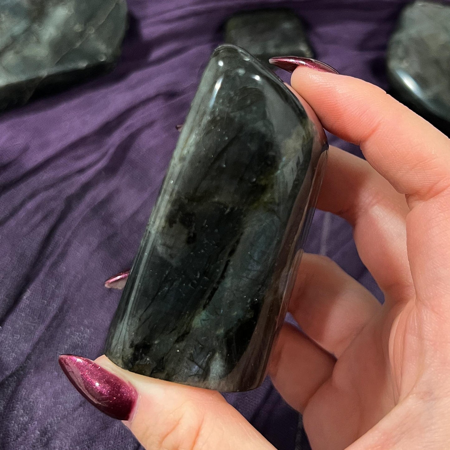 Purple Rainbow Labradorite Freeform