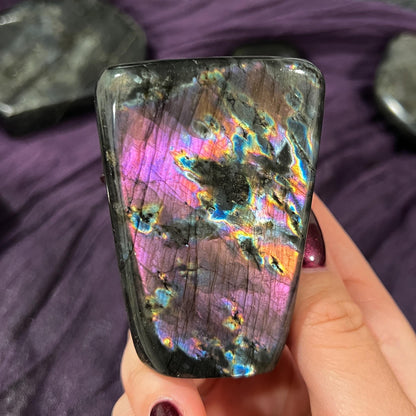 Purple Rainbow Labradorite Freeform
