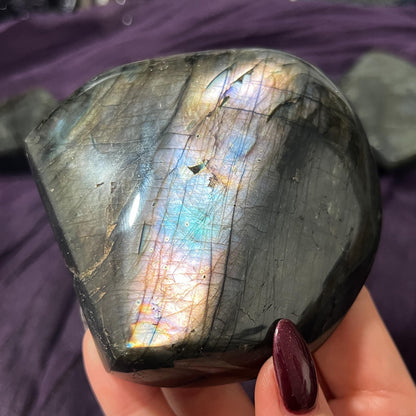 Purple Silver Labradorite Freeform