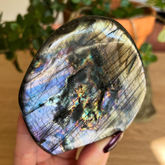 Purple Silver Labradorite Freeform