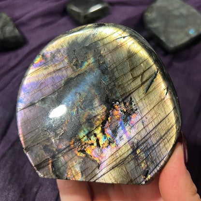 Purple Silver Labradorite Freeform
