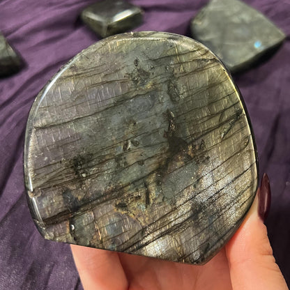 Purple Silver Labradorite Freeform
