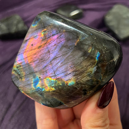 Purple Rainbow Labradorite Freeform