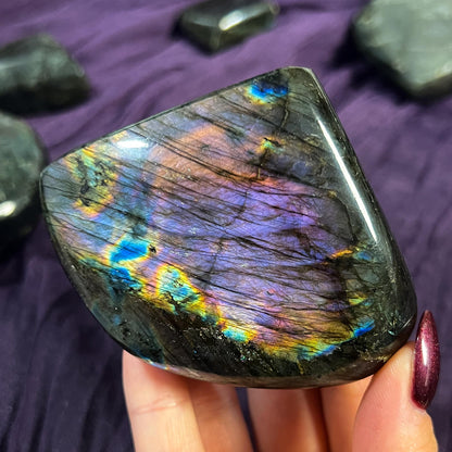 Purple Rainbow Labradorite Freeform