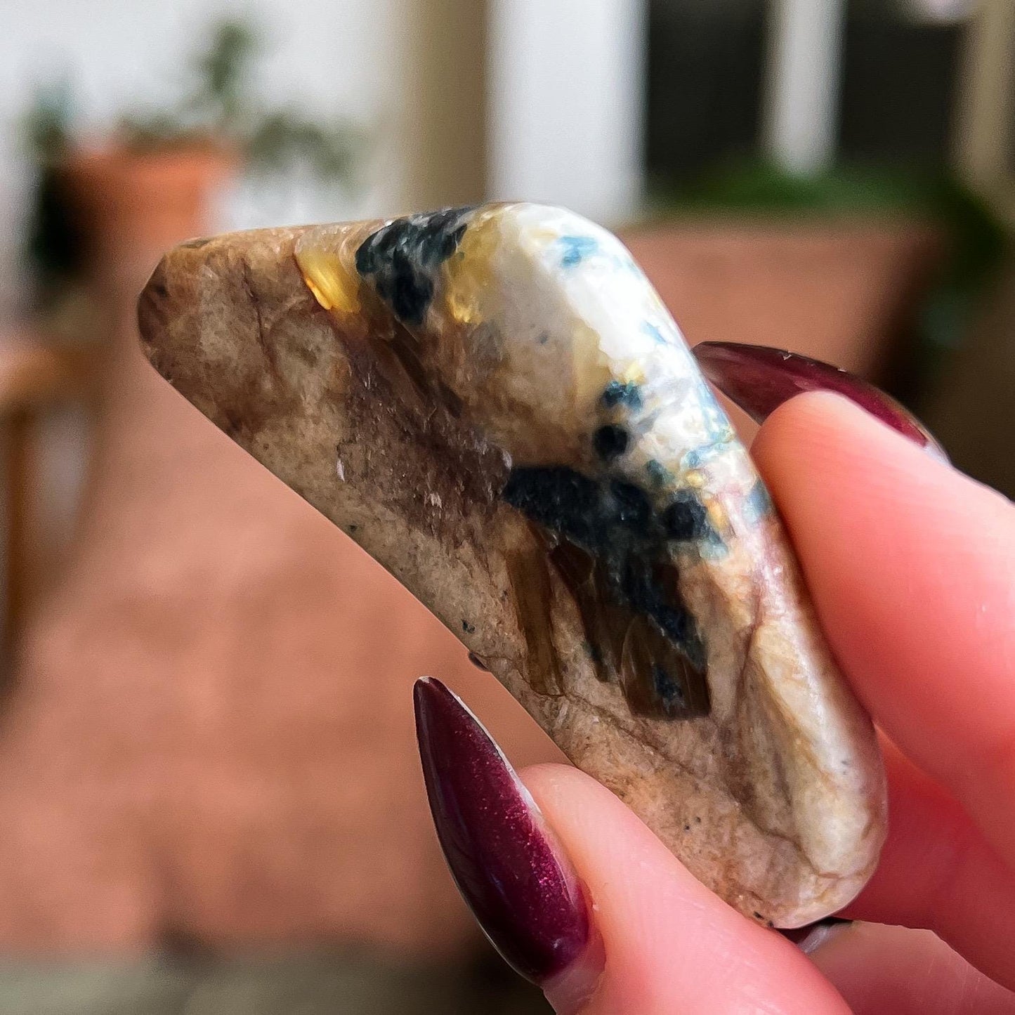 Ascension Euphoralite Palm Stone