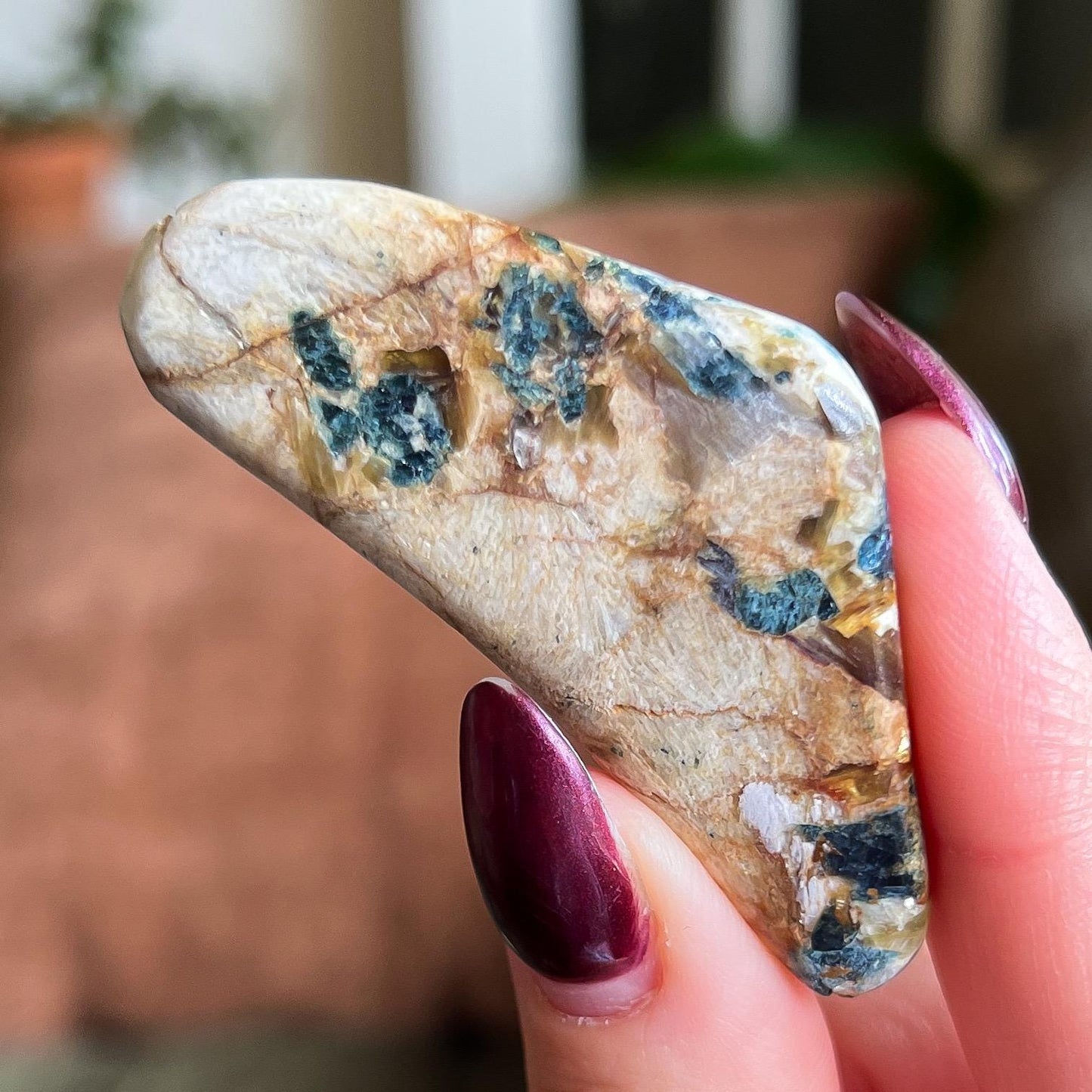 Ascension Euphoralite Palm Stone
