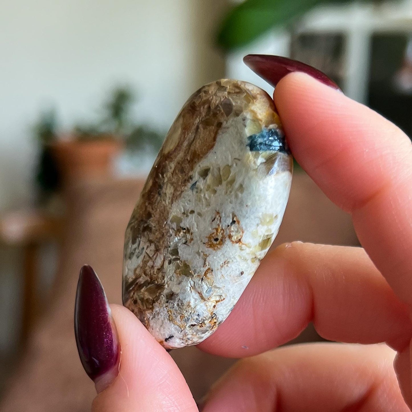 Ascension Euphoralite Palm Stone