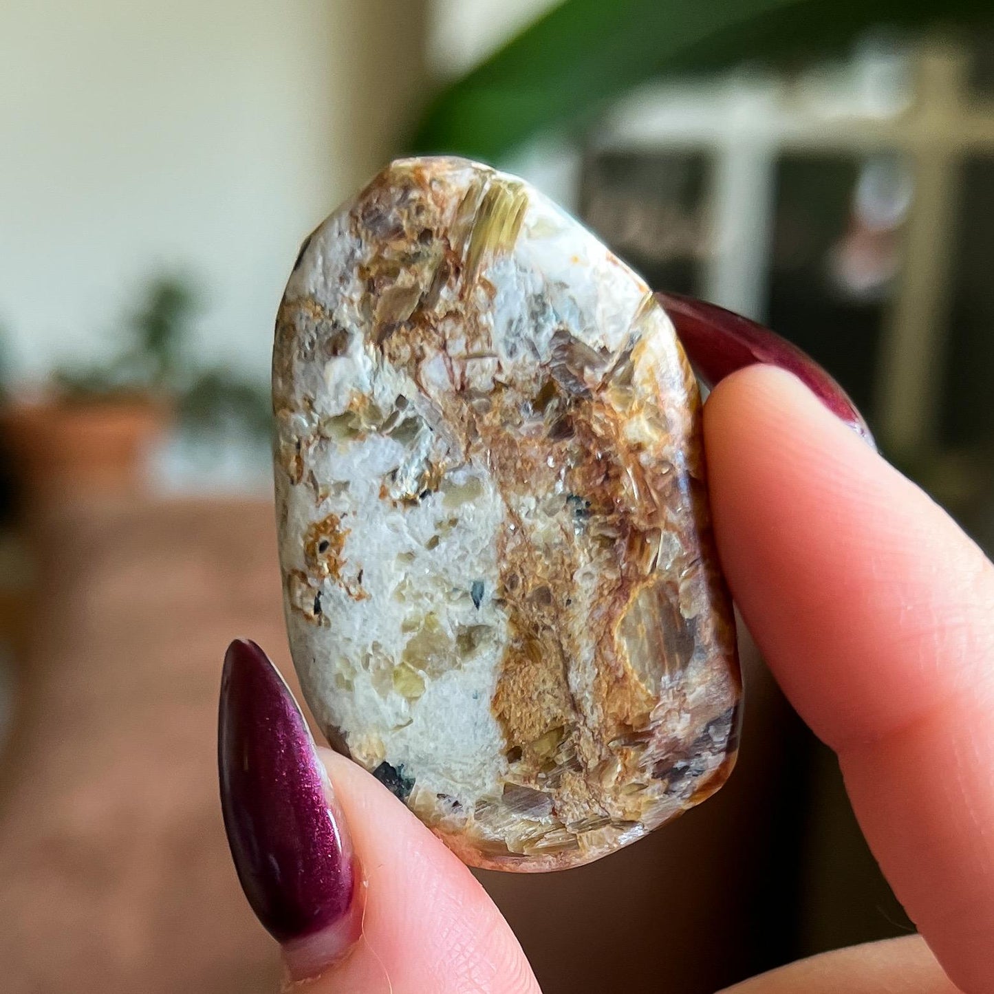Ascension Euphoralite Palm Stone
