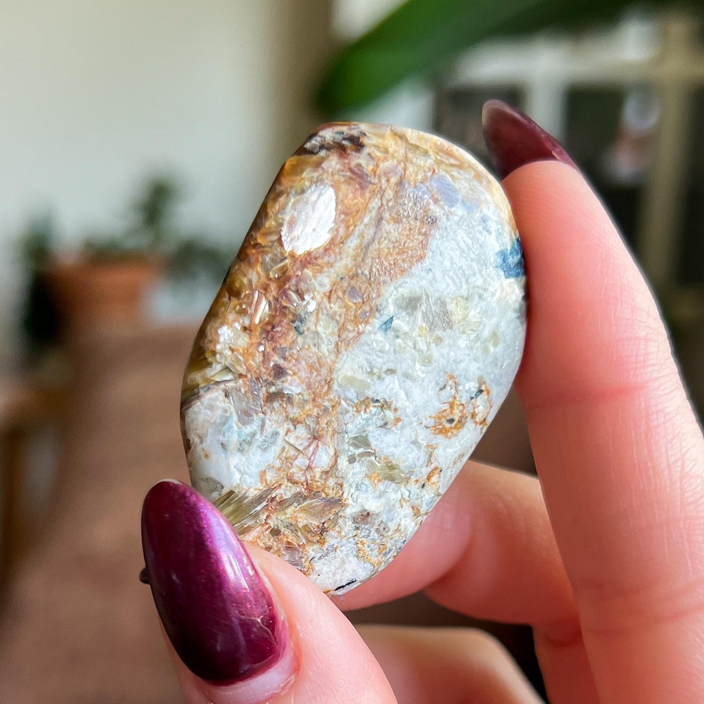 Ascension Euphoralite Palm Stone