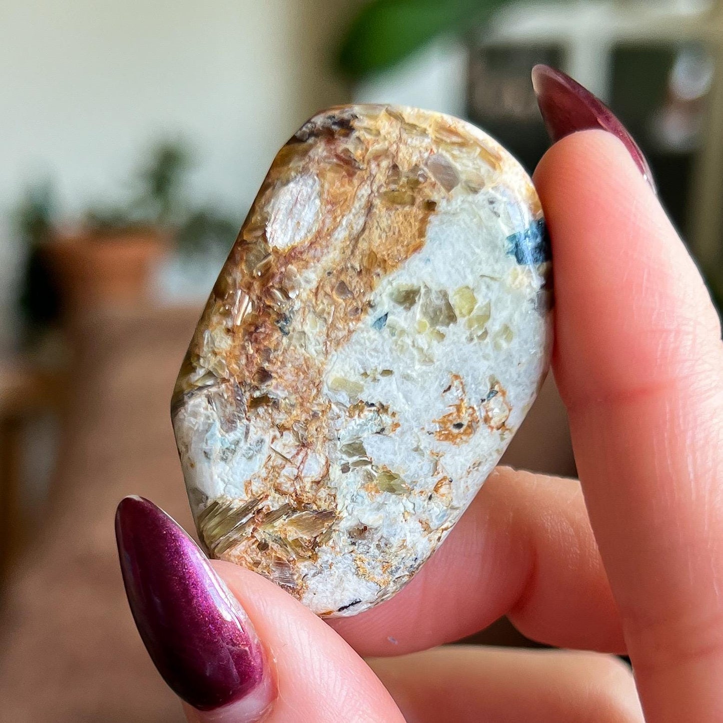 Ascension Euphoralite Palm Stone