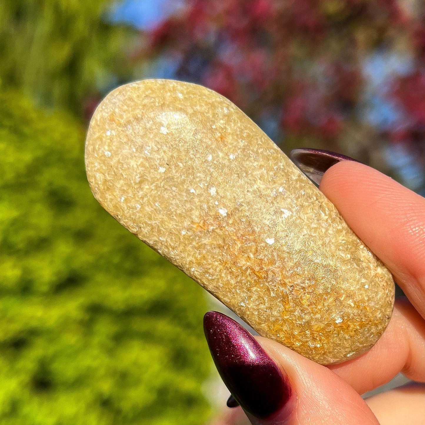 Rare Gaia Euphoralite Palm Stone