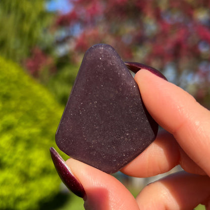 Midnight Euphoralite Palm Stone