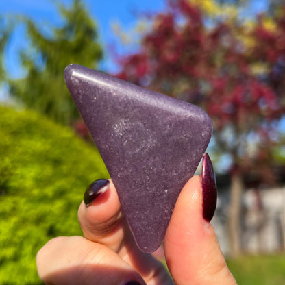 Midnight Euphoralite Palm Stone