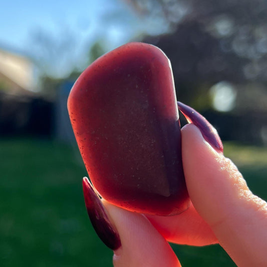 Midnight Euphoralite Palm Stone