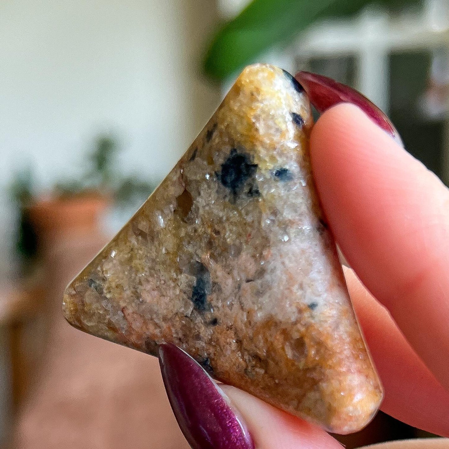 Ascension Euphoralite Palm Stone