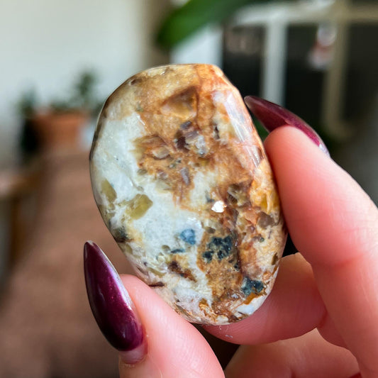 Ascension Euphoralite Palm Stone