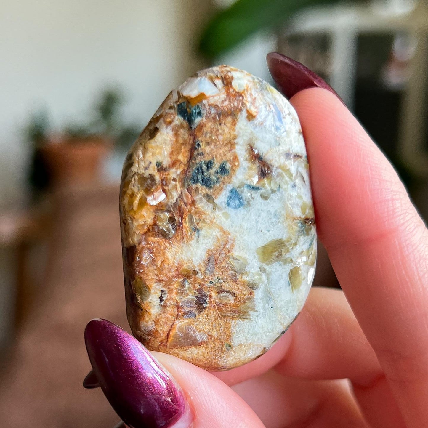 Ascension Euphoralite Palm Stone