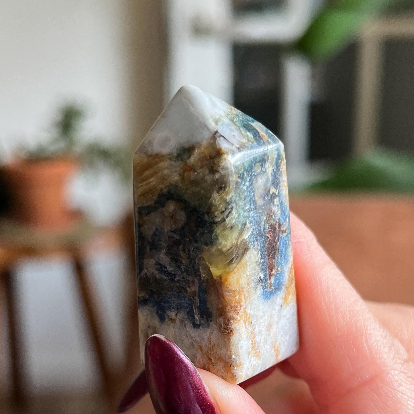 Spirit Euphoralite Palm Stone