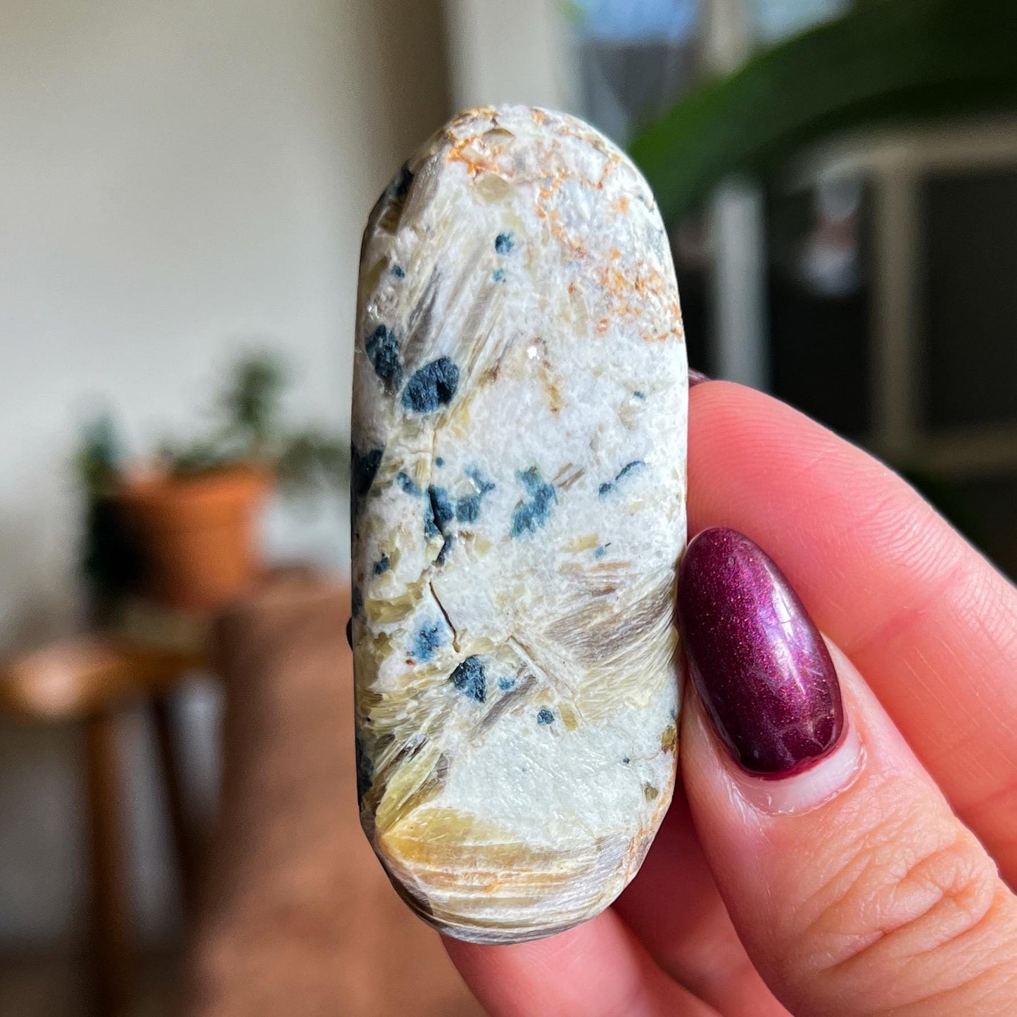 Ascension Euphoralite Palm Stone