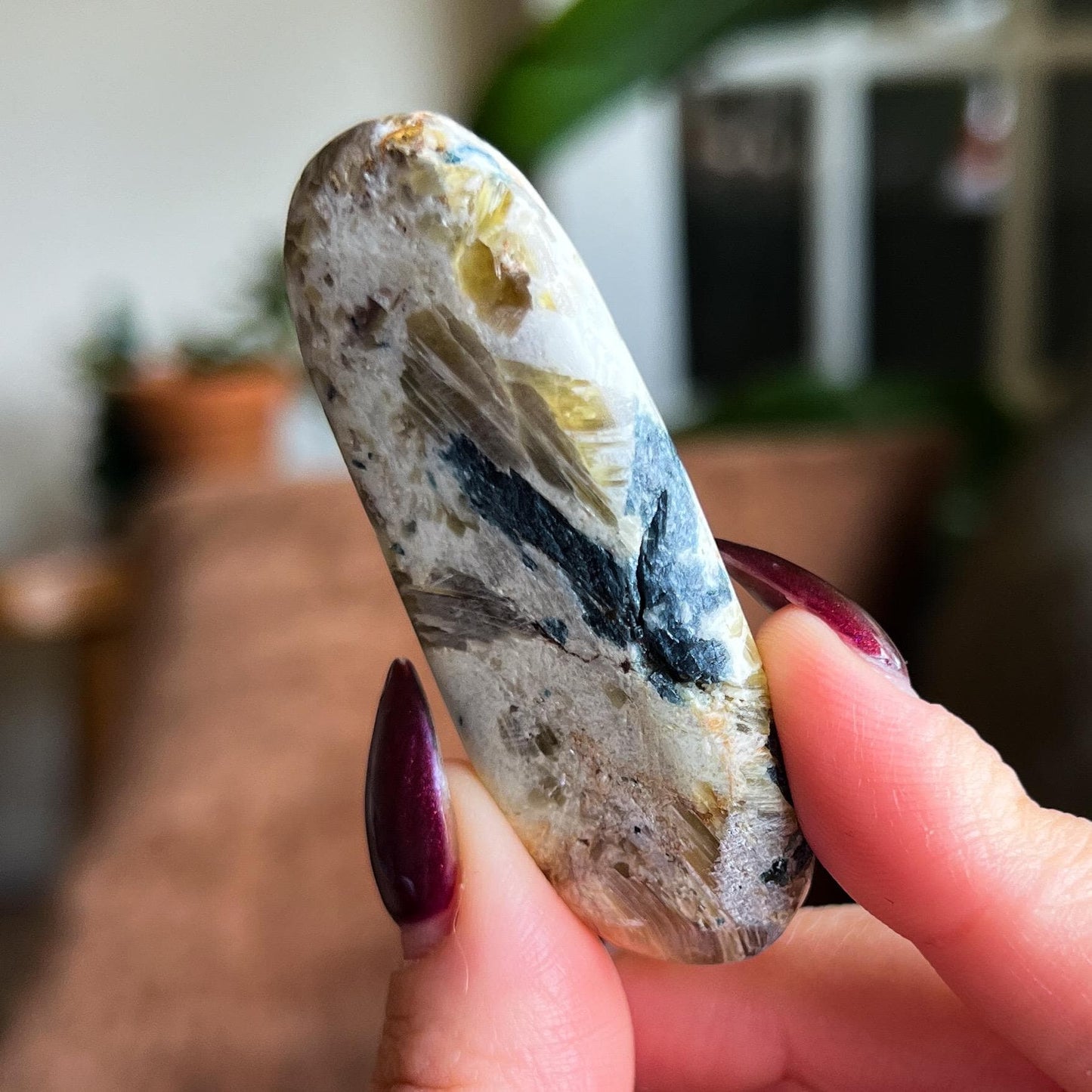 Ascension Euphoralite Palm Stone