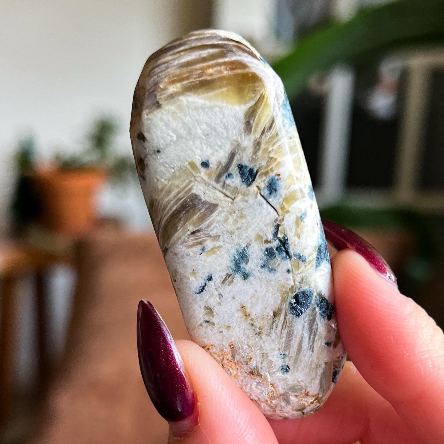 Ascension Euphoralite Palm Stone