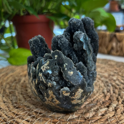 Black Galaxy Amethyst Geode