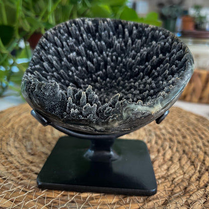 Black Galaxy Amethyst Geode