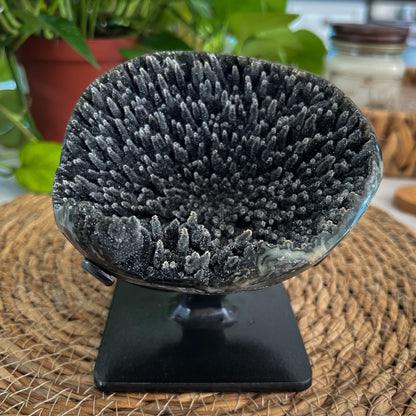 Black Galaxy Amethyst Geode
