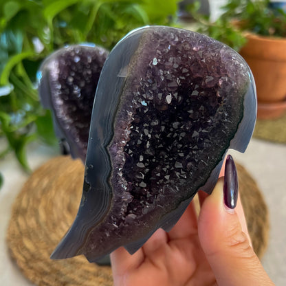 Amethyst Angel Wings