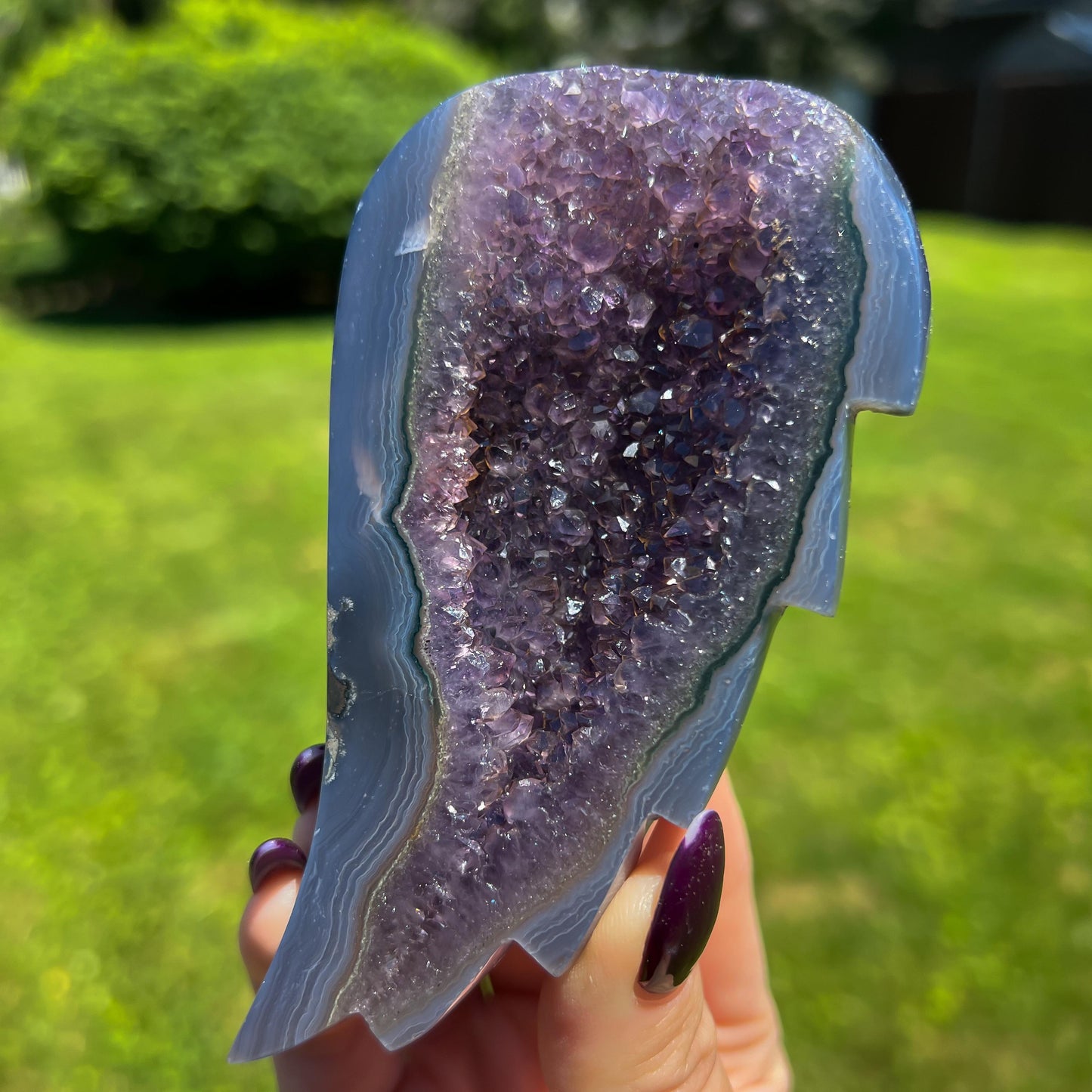 Amethyst Angel Wings