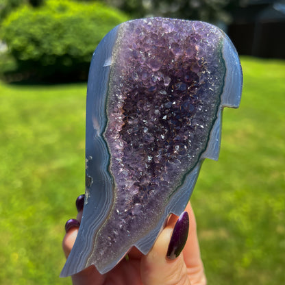 Amethyst Angel Wings