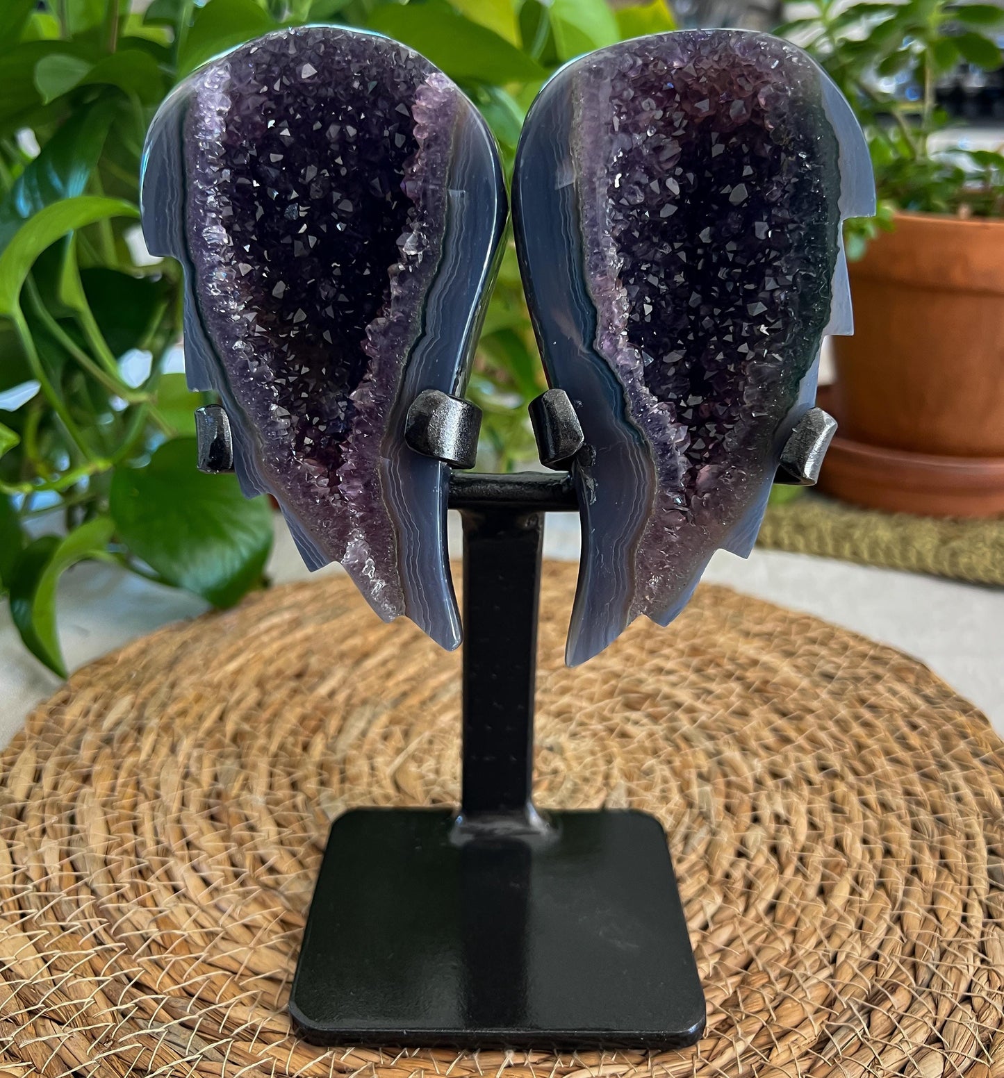 Amethyst Angel Wings